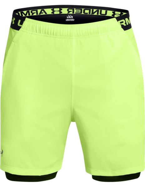 Ανδρικά Σορτς Under Armour Vanish Woven 2-in-1 - Πράσινος