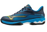 Zapatillas de tenis para hombre Mizuno Wave Exceed Light 2 CC - dress blues/bolt2 neon/closine