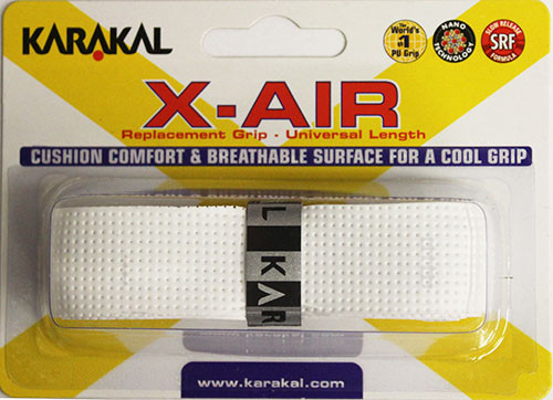 Squash Basisgriffbänder Karakal X-Air Grip (1 szt.) - white