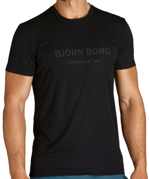  Björn Borg Blocked Tee STHLM M - black beauty