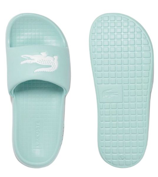 Flip-flop šľapky Lacoste Serve Slide 1.0 - turquoise/white