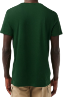 Мъжка тениска Lacoste Men's Crew Neck Pima Cotton Jersey T-shirt - green Мъжка тениска Lacoste Men's Crew Neck Pima Cotton Jersey T-shirt - green