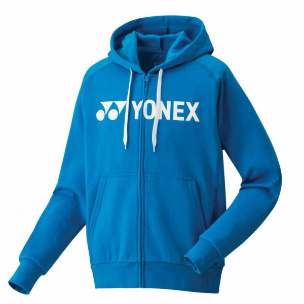 Férfi tenisz pulóver Yonex Men's Full Zip Hoodie LOGO - infinite blue