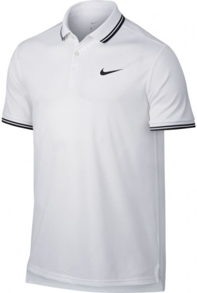  Nike Court Dry Polo Solid PQ - white/black
