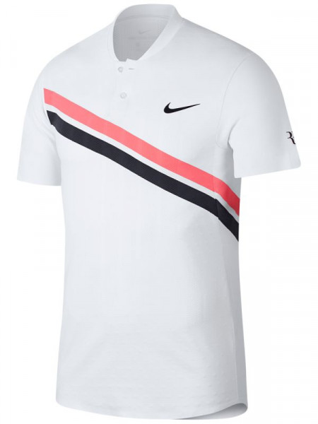  Nike RF Zonal Advantage Melbourne Polo - white/white/lava glow/black