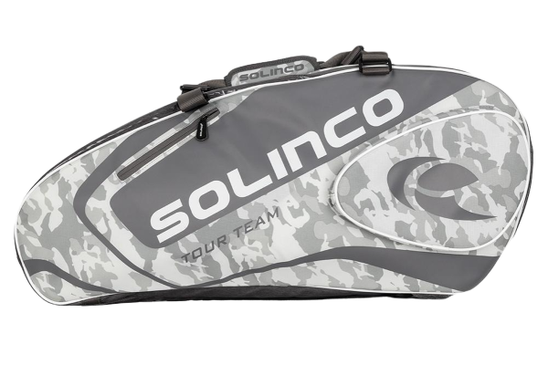 Teniso krepšys Solinco Racquet Bag 15 - white camo