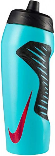 Water bottle Nike Hyperfuel Squeeze Water Bottle 0,53l - light aqua/black/metallic university red