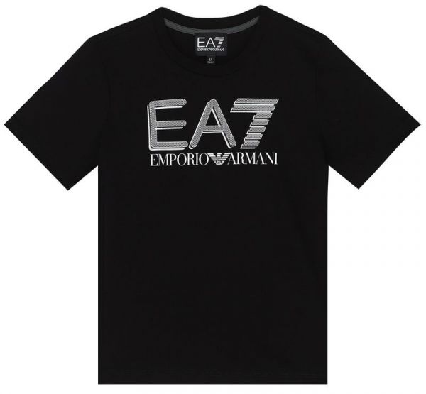 Marškinėliai berniukams EA7 Boys Jersey T-shirt - black
