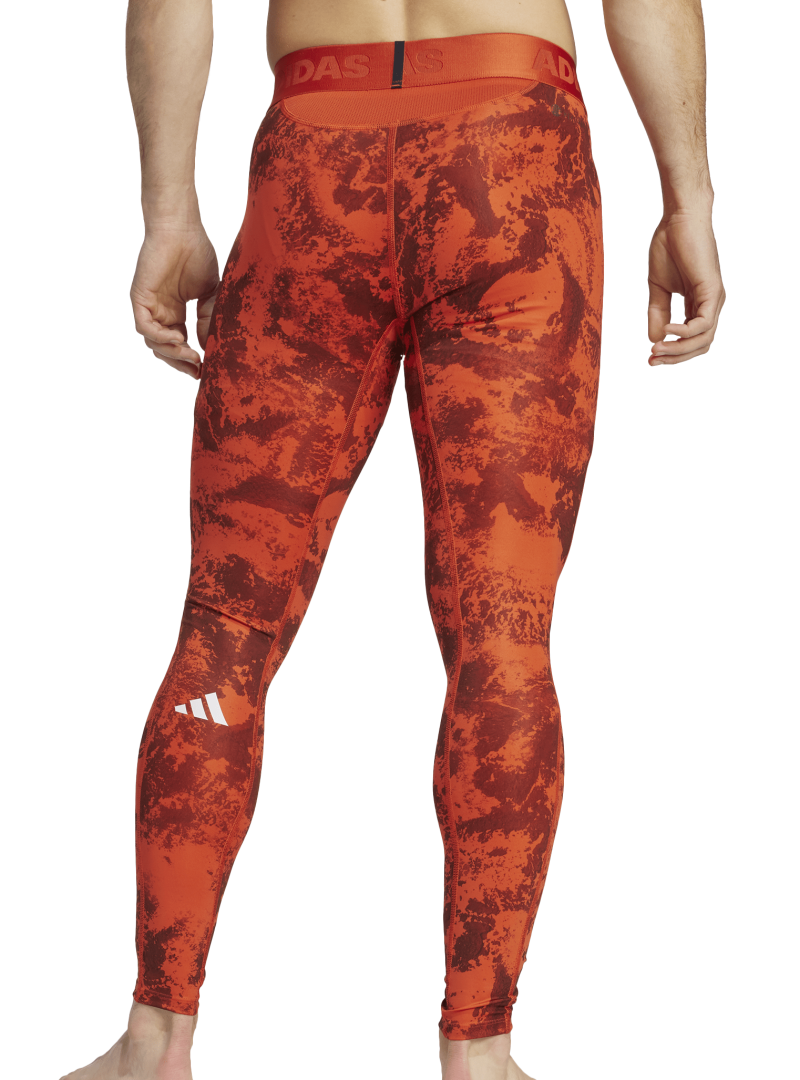 Men's trousers Adidas Paris Heat.Rdy Techfit Long Leggings - preloved red, Tennis Zone