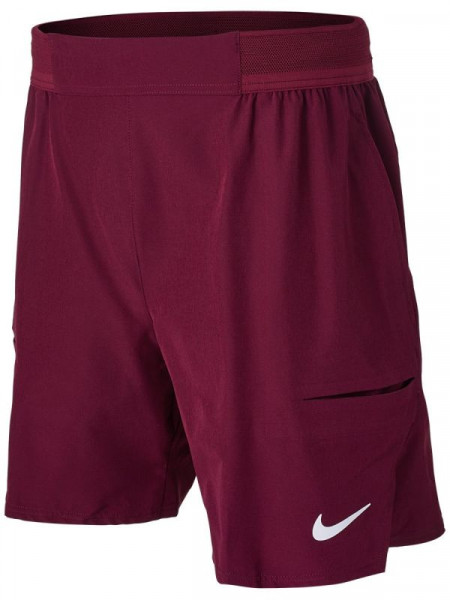  Nike Court Dri-Fit Advantage Short 7in M - dark beetroot/white