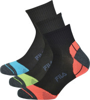 Tennissocken Fila Calza Socks 3P - shock black