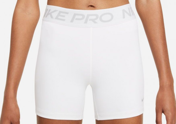 Damskie spodenki tenisowe Nike Pro 365 Short 5in W - white/lt smoke grey