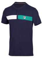 Polo da tennis da uomo Fila US Open Emilio T-Shirt - navy