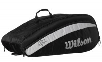 Tenis torba Wilson Roger Federer Team 12 Pk Bag - black Tenis torba Wilson Roger Federer Team 12 Pk Bag - black