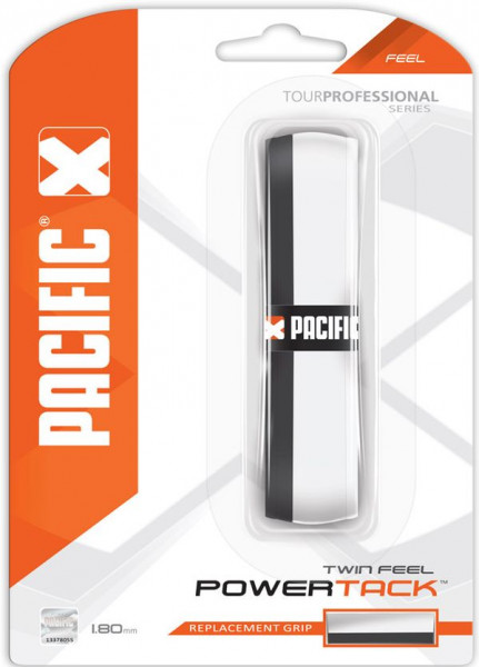 Grip - replacement Pacific Power Tack white/black 1P