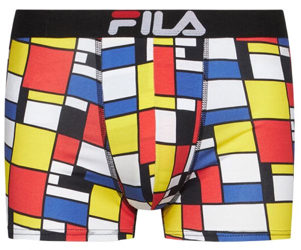 Herren Boxershorts Fila Underwear Man Boxer 1P - black/multicolor