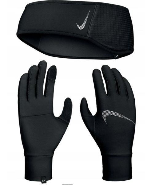 Fascia per la testa Nike Dri-Fit Lightweight Fleece - Nero