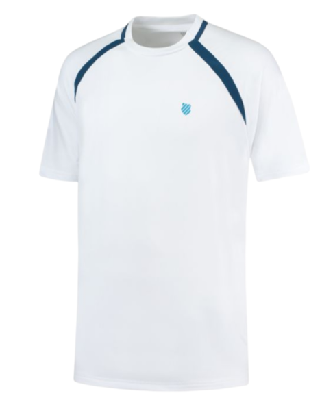 Men's T-shirt K-Swiss Tac Hypercourt Mesh Crew 2 - white