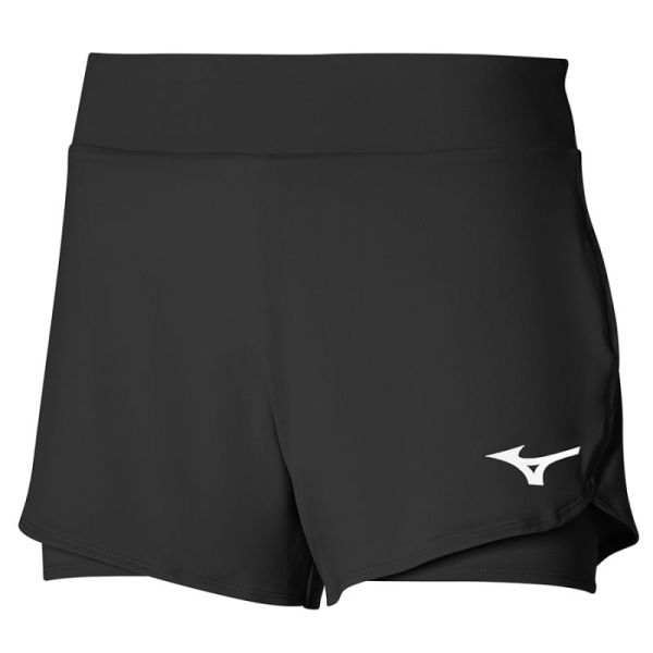 Pantaloncini da tennis da donna Mizuno Flex Short - black