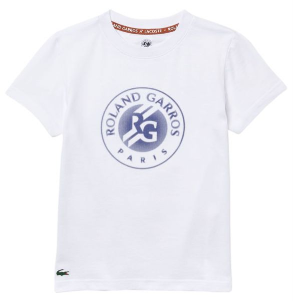  Lacoste Roland Garros Boy T-Shirt - white