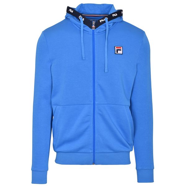 Herren Tennissweatshirt Fila Sweatjacket Benny M - simply blue