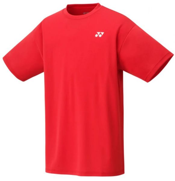 Herren Tennis-T-Shirt Yonex Men's Crew Neck Shirt - sunset red
