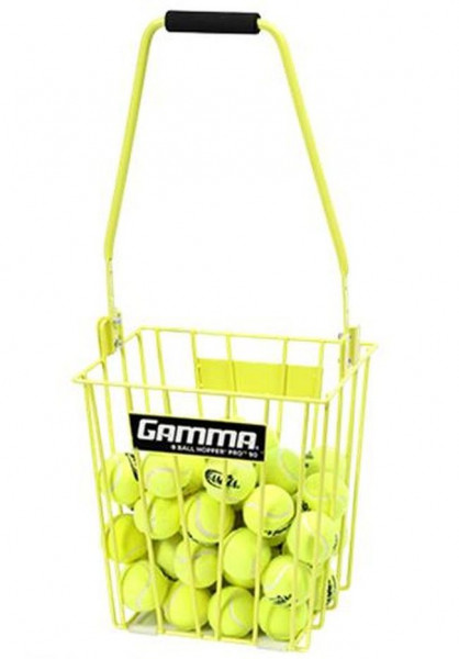Ball basket Gamma BALLHOPPER PRO 90 - neon yellow