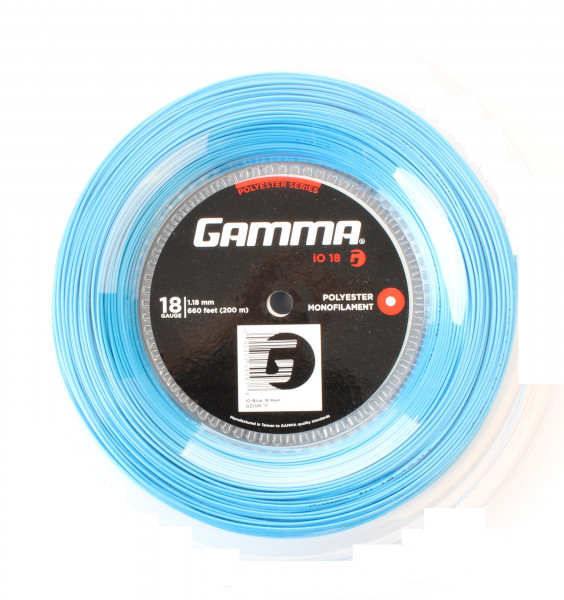 Naciąg tenisowy Gamma iO (200 m) - blue
