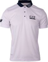Polo da tennis da uomo EA7 Man Jersey Polo Shirt - white