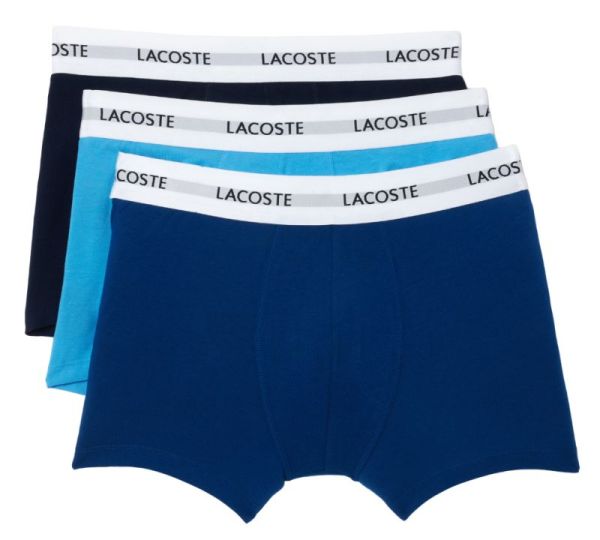 Męskie bokserki sportowe Lacoste Stretch Cotton Short Boxers 3P - Multikolor