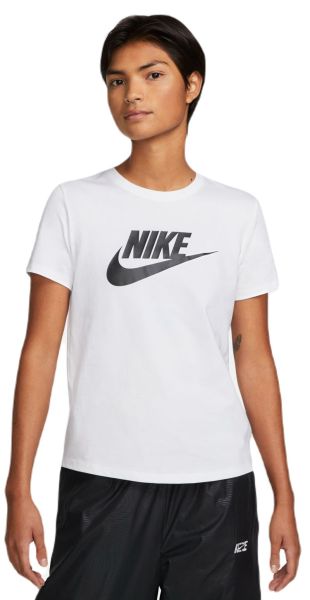 Damen T-Shirt Nike Sportswear Essentials T-Shirt - white/black