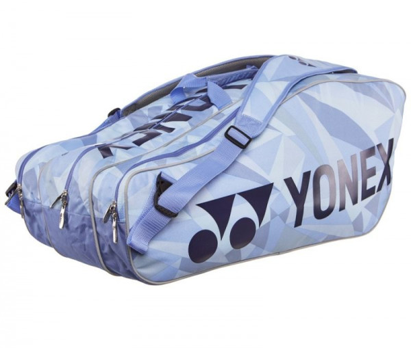  Yonex Pro Racquet Bag 9 Pack - clear blue