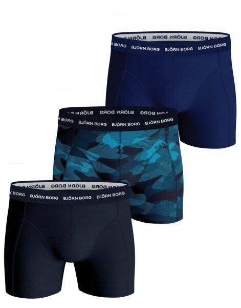 Boxer sportivi da uomo Björn Borg BB Shadeline 3P - Multicolore