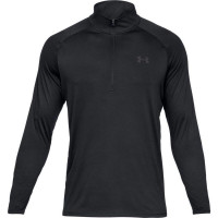 Teniso marškinėliai vyrams Under Armour UA Tech 2.0 1/2 Zip - black