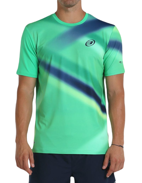 Мъжка тениска Bullpadel Mismo - verde vibrante