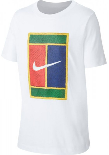  Nike Court Tee Heritage Logo B - white