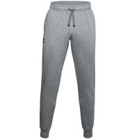 Men's trousers Under Armour Rival Fleece Jogger - pitch gray light heather/onyx white