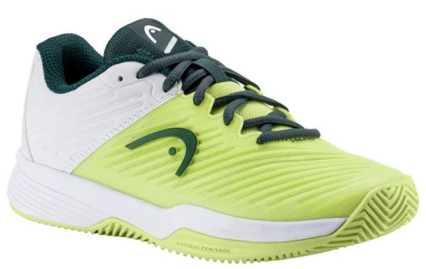 Chaussures de tennis pour juniors Head Revolt Pro 4.0 Clay - light green/white