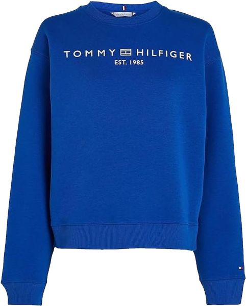 Damen Tennissweatshirt Tommy Hilfiger Modern Regular Corp Logo C-NK Sweatshirt - ultra blue