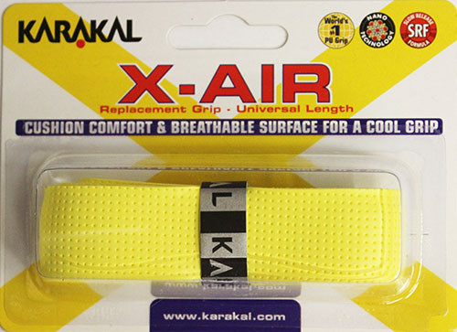Owijki do squasha Karakal X-Air Grip (1 szt.) - yellow
