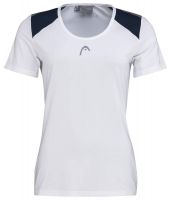 Maglietta Donna Head Club 22 Tech T-Shirt W - white/dark blue