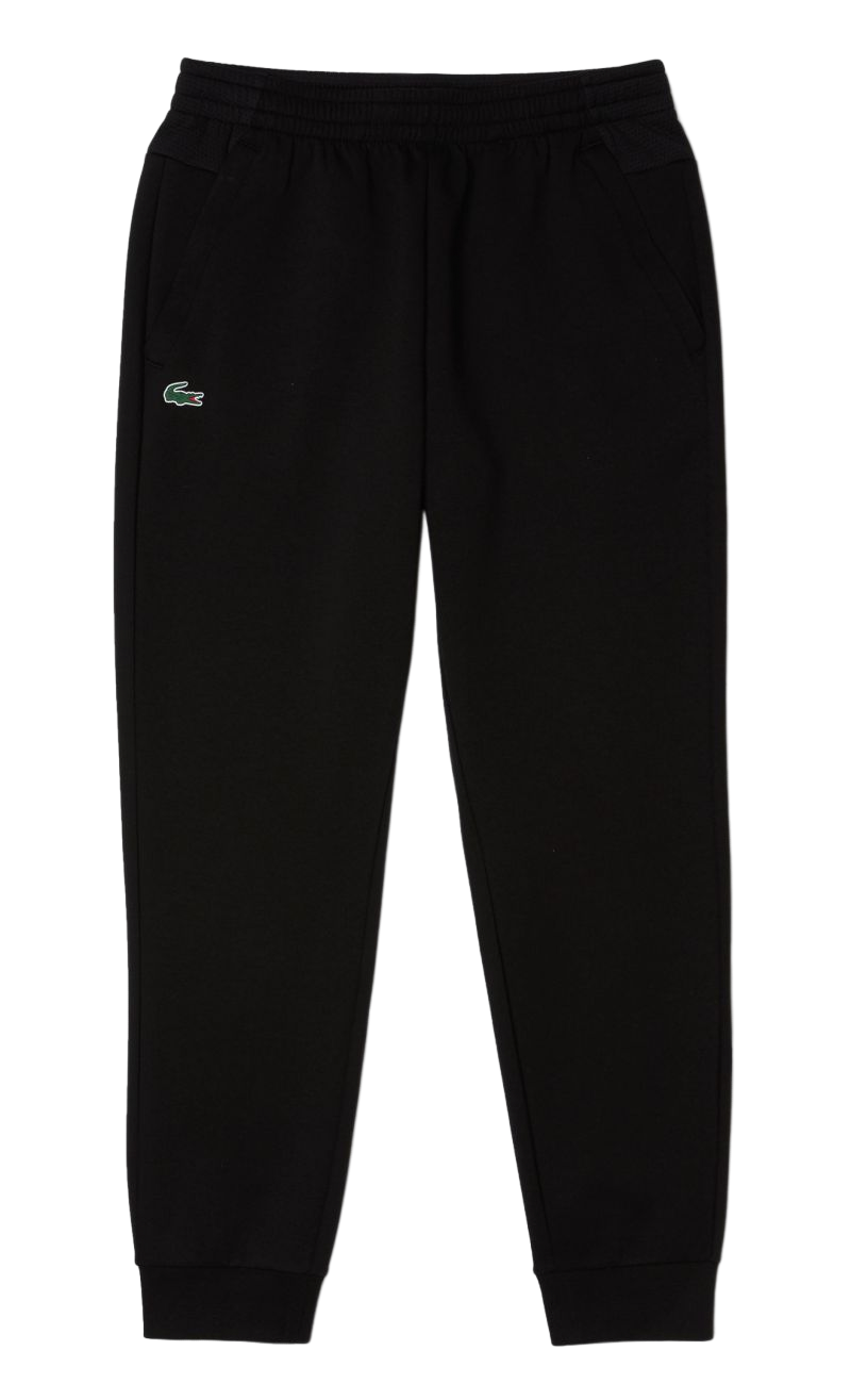 Lacoste track pants outlet black