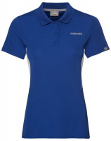 Majica kratkih rukava za djevojčice Head Club Tech Polo Shirt - royal blue