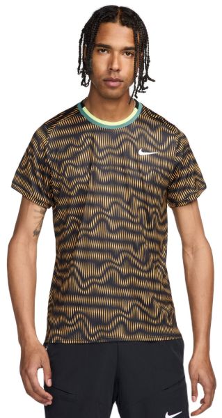 Men's T-shirt Nike Court Advantage Tennis Top - black/bicoastal/white