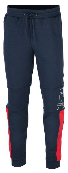 Men's trousers Fila Sweatpants Toni - navy/fila red