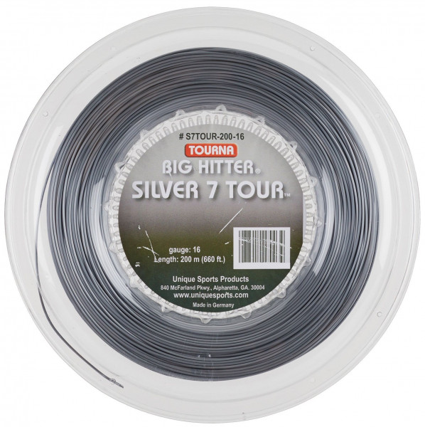 Tennis String Tourna Big Hitter Silver 7 Tour (220 m) - silver