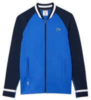 Herren Tennissweatshirt Lacoste Tennis x Daniil Medvedev Sportsuit Ultra-Dry Jacket - blue/navy blue