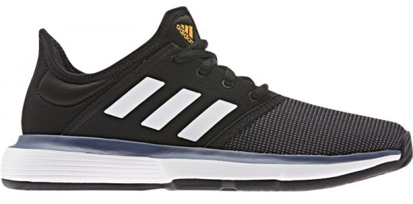 Juniorskie buty tenisowe Adidas SoulCourt xJ - core black/white/tech ink