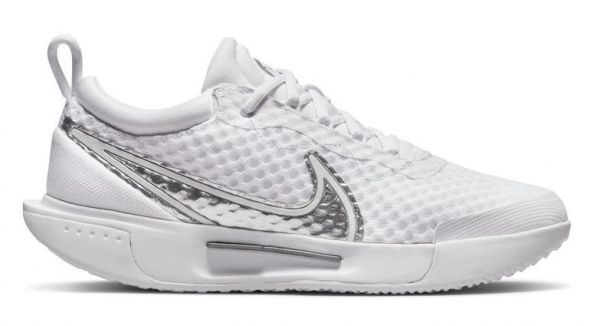 Scarpe da tennis da donna Nike Zoom Court Pro - white/metalic silver