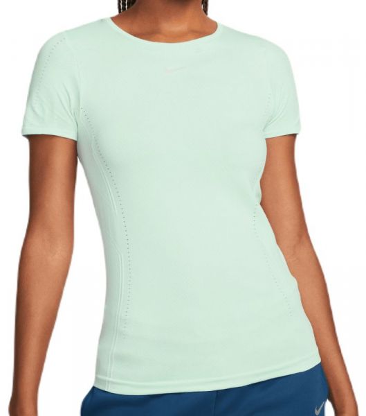 Ženska majica Nike Dri-Fit Aura Slim Fit Short Sleeve Top - mint foam/reflective silver